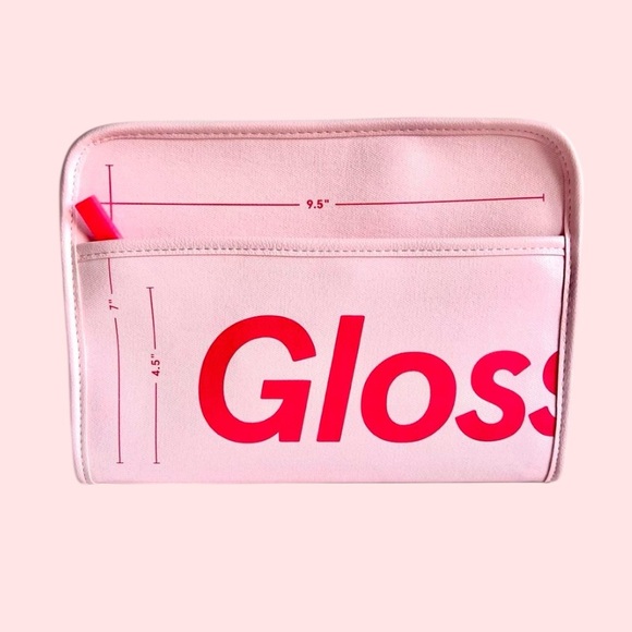 Glossier Pink Makeup Bag - Picture 1 of 6